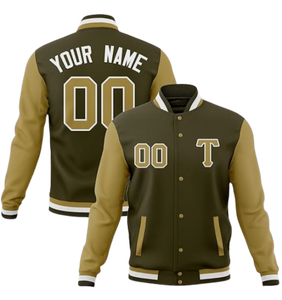 Chaqueta Varsity Personalizada con Protección Anti-UV, Logotipo Bordado Personalizado, Tela de Lona, Chaqueta de Invierno para Hombre - Product Image 6