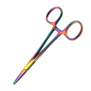 Pinzas Hemostáticas Precisas Kelly con Bloqueo, Pinza de Sujeción Plateada Manual de 5.5 Pulgadas Recta/Curva de Acero Inoxidable - Product Image 6