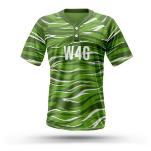 Wholesale Baseball Jersey Sublimated Print Polka Dot Pattern Moisture Wicking 100% <b>Polyester</b> Short Sleeve Adult Regular Fit - Product Image 5