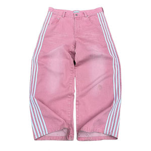 High <b>Waist</b> Slimming Street Style Men Trouser Low Price Trendy Ripped Stacked <b>Jeans</b> Street Style Custom Design Ripped Baggy Pant - Product Image 4