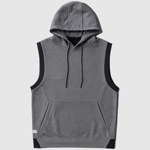 Camiseta sin Mangas con Capucha para Gimnasio, Entrenamiento, Running, Fitness, Transpirable y Cómoda para Hombre - Product Image 3