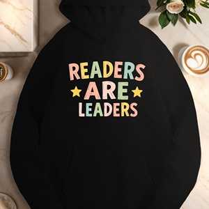 ผู้หญิง hoodies ลำลองของผู้หญิงผู้อ่านเป็นผู้นำ - Product Image 1