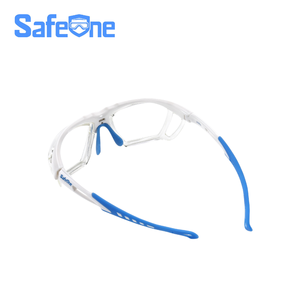 SafeOne J140P Gen2 white comfort pickleball eyewear no lens - Product Image 1