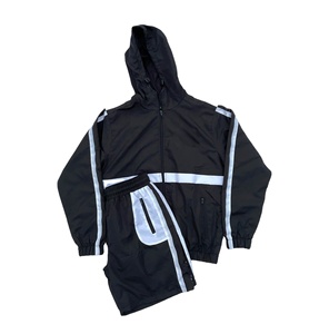 2024 coupe-vent vêtements de plein air hommes survêtement ensemble blanc Nylon survêtement personnalisé hommes coupe-vent Polyester survêtements ensembles - Product Image 1