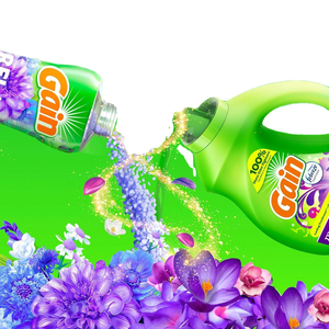 Detergente líquido para ropa Gain, aroma Brisa Lunar, 113 onzas líquidas, 78 lavados, frescura + combate el olor, alta eficiencia - Product Image 2