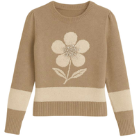Pull en tricot côtelé personnalisé pour femme, manches chauve-souris, fermeture éclair, double boutonnage sur le devant, élégant, col rond, manches longues, décontracté