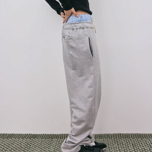 Pantalon de jogging ample pour homme, style streetwear, avec cordon de serrage, impression de logo personnalisée, collection 2026 - Product Image 6