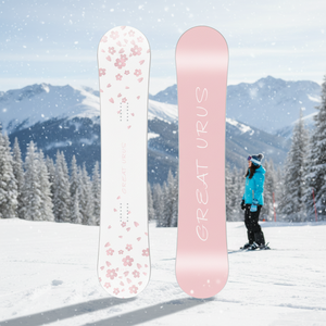 Juego de Tabla de Snowboard QYWX de Fibra de Carbono y Madera de Álamo para Mujer, Diseño Bidireccional y Versátil para Principiantes e <span class=keywords><strong>Intermedios</strong></span>, Esquí Freestyle - Product Image 2