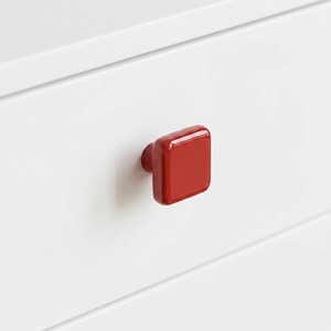 <b>knob</b> <b>ceramic</b> <b>Ceramic</b> Square Door <b>Knob</b> Red Minimalist Design Kitchen Cabinet Hardware Handle <b>ceramic</b> pots <b>knob</b> - Product Image 1