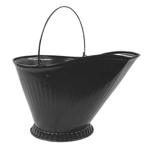 Seau à charbon en métal finition cuivre avec poignée, seau à charbon pour la maison, le jardin, accessoires pour cheminée - Product Image 3