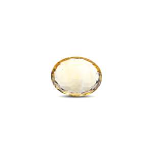 7.4 Carat Golden Citrine Oval Cabochon Loose Gemstone IGI Certified High Quality for Fine Jewelry - Product Image 2