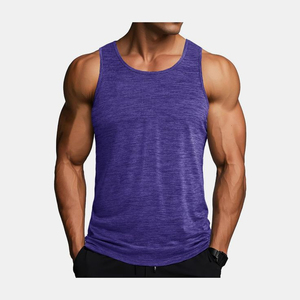 Débardeur sans manches pour homme, en coton doux, décontracté, pour l'été, gilet de sport lavé, vêtement de fitness léger et respirant - Product Image 5
