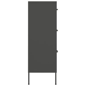 31.5แอนทราไซต์ "x 13.8" x 40 "ตู้ลิ้นชักห้องนั่งเล่นเหล็ก - Product Image 4