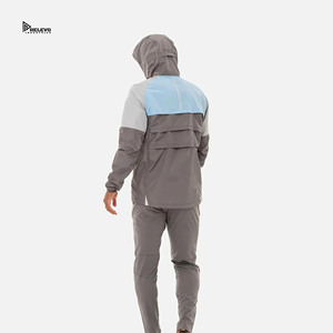 <b>Men</b>’s Nylon Tracksuit Set <b>Lightweight</b> Waterproof Windbreaker <b>Jacket</b> and Jogger Pants Breathable Outdoor Sportswear - Product Image 5
