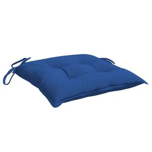 Ensemble de 4 coussins d'extérieur en tissu Oxford bleu 100% polyester pour palette - Product Image 3