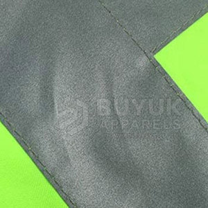 Veste de travail à capuche haute visibilité réfléchissante 100% polyester respirante imperméable protection contre le feu pour les travaux en extérieur en hiver - Product Image 6