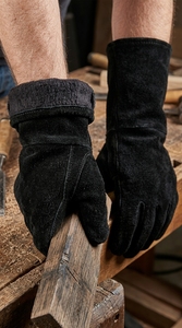 ถุงมือหนังกลับคุณภาพสูง ทนความร้อน สำหรับงานเชื่อมและงานอุตสาหกรรม - Product Image 6