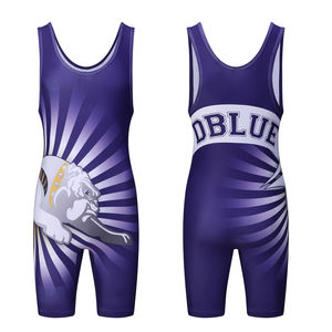 Singlet Deportivo Reversible Estampado Unisex de Tallas Grandes para Levantamiento de Pesas y Lucha Libre, Opciones Personalizables, Spandex/Poliéster de Alta Calidad - Product Image 2