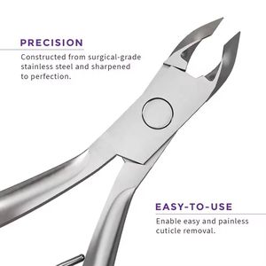 MORJE Surgical Professional Stainless Steel <b>Nail</b> Clipper 12.5mm Flat Jaw Sharp Tip For Finger Adult Simple Style <b>Nail</b> <b>Tool</b> - Product Image 3