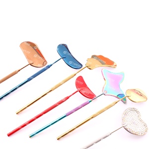 Professional <b>Makeup</b> Tools Eyelash <b>Mirrors</b> Bulk Wholesale Stainless Steel <b>Mirror</b> Handle for Lash Extensions With Private Label - Product Image 4