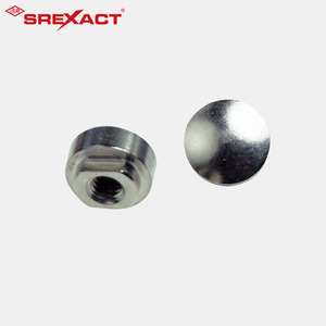 Écrou et capuchon en acier inoxydable usinés CNC SREXACT avec tolérance de précision pour applications de tournage - Product Image 3
