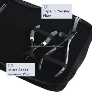 Kit completo de herramientas de extensión de cabello, herramientas de gancho y bucle de tracción de cuentas, kit de herramientas de peinado de trama, alicates de cuentas, agujas para coser y tijeras - Product Image 6