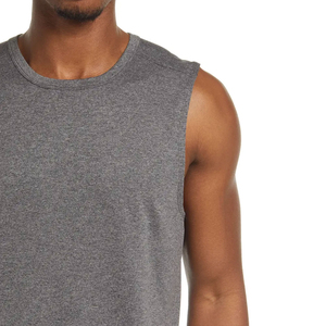 High Quality Men's Tank <b>Top</b> Casual Fitness Logo New Trending Quick Dry Breathable Knitted <b>Top</b> <b>Plus</b> <b>Size</b> - Product Image 5