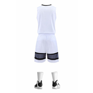 Ensembles d'uniformes de basketball unisexes personnalisés en gros, imprimés, professionnels, respirants et à séchage rapide - Product Image 1