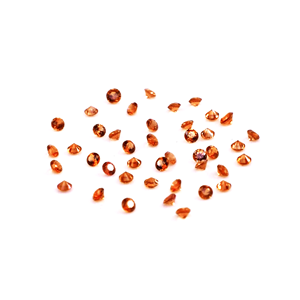 แซฟไฟร์สีส้มธรรมชาติแบบไม่ผ่านการปรับแต่ง ขนาด 1.75 มม. แซฟไฟร์สีส้มธรรมชาติทรงเหลี่ยมสำหรับทำเครื่องประดับ - Product Image 2