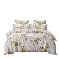 Ensemble de Literie Luxe Imprimé Housse de Couette et Drap-Housse Tendance 100% Coton Taille King à Prix d'Usine Fabriqué en Inde