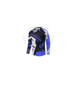 Polo de course moto personnalisé respirant imprimé avec le nom de l'équipe de motocross, séchage rapide, anti-UV, maillot de motocross - Product Image 2
