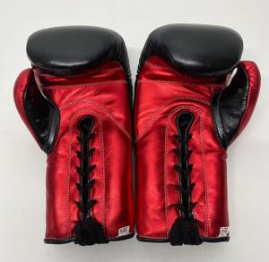 No Boxing No Life Premium Quality MMA <b>Gloves</b> Boxing Training Genuine Cowhide Leather Kickboxing Boxing <b>Gloves</b> CP-BG-257 - Product Image 4