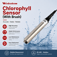 Capteur de chlorophylle par méthode de fluorescence Y514-A avec auto-nettoyage pour la surveillance des algues dans les rivières, les lacs, les étangs, l'aquaculture et les sources d'eau