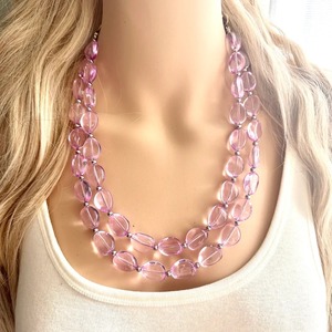 Collar de Diamantes y Perlas de Resina de Lujo de la Mejor Calidad para Damas, Estilo Clásico para Fiestas, Compromisos y Aniversarios - Product Image 3