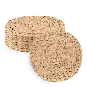 Sous-plats en jacinthe d'eau durables et économiques, faits à la main au Vietnam, pour mariage. - Product Image 3