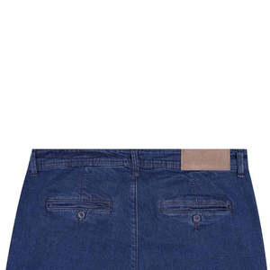 Best Selling High Street 100% Cotton Midweight Embroidery Denim <b>Pants</b> Solid Color Stretchy Denim Jeans <b>Pants</b> - Product Image 5