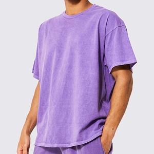 Conjunto de Dos Piezas Personalizado para Hombre, Camiseta y Pantalones Cortos Casuales, Tejido de Algodón Grueso, Ropa Urbana de Lujo para Verano - Product Image 2