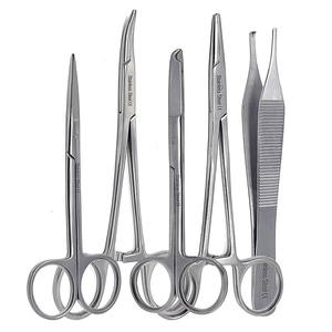 Kit de Instrumentos de Sutura Quirúrgica, Porta Agujas de Sutura, Pinzas de Tejido - Product Image 2