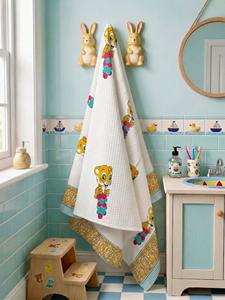 Export Quality <b>Waffle</b> Bath Towel Cotton Lightweight Absorbent Quick Dry Bathroom Spa Hotel Use Available In Bulk Quantity - Product Image 3