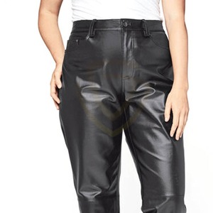 Vêtements tendance pour femmes, pantalons en cuir sexy pour femmes, pantalons en cuir entièrement sur mesure - Product Image 5