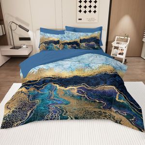 8-Piece Marble Queen Size <b>Comforter</b> Set 1 <b>Comforter</b> 2 Pillow Shams 1 Flat Sheet 1 Fitted Sheet <b>Bed</b> Bag Marble <b>Comforter</b> Sets - Product Image 1