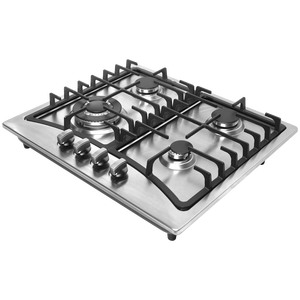 Cuisinière à gaz professionnelle 4 brûleurs en acier inoxydable, plaque de cuisson économique pour la cuisine domestique - Product Image 4