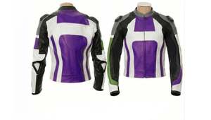Chaqueta de Motocicleta Premium Morada para Hombre, Talla Grande, Transpirable y de Secado Rápido - Product Image 1