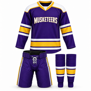 Maillot de hockey sur glace pour hommes, imprimé sur mesure, nouveau style, technique de sublimation, uniforme sportif OEM - Product Image 4