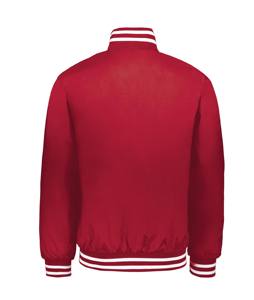 Blouson universitaire de baseball 2025 de haute qualité, imperméable et écologique pour homme, en laine et cuir de vache, idéal pour l'hiver, à prix abordable - Product Image 2