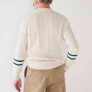 Men's <b>Cricket</b> Sweater V-neck <b>Full</b> Sleeve Pullover Tops Winter Waterproof Windproof Breathable Quick Dry Wool/Polyester Regular - Product Image 2