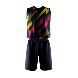 Servicio OEM, Uniformes de Voleibol sin Mangas al por Mayor para Hombre, Conjuntos con Logotipo Personalizado Impreso, MOQ Bajo, 100% Poliéster, Impresión Digital - Product Image 3