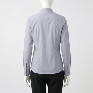 Camisas de Oficina para Mujer, Corte Regular, Moda de Verano, Color Sólido, Manga Corta, Tela Piqué, Ecológicas, de Secado Rápido - Product Image 2