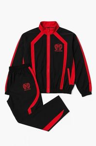 Conjunto Deportivo Informal de Verano de Alta Calidad con Estampado Personalizado, Chaqueta Cortavientos y Pantalones de Chándal de Nailon Sólido para Hombre, Corte Regular - Product Image 3