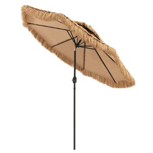 Portable 9-foot Patio Umbrella with 8 Ribs for Beach & Outdoor Activities - Product Image 1